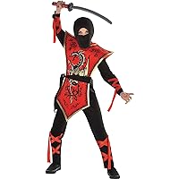 Amscan CLOTHING Ninja AssassinCostume | Child Small 4-6 | 1 Set