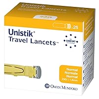 Owen Mumford Unistik 3 Safety Lancets (23G), 25 Count