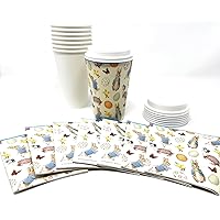 Easter & Baby Shower Peter Benjamin Rabbit Jemima Puddle Duck Shower Party Hot Drink Cups (24 Pieces)
