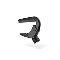 D'Addario Accessories NS Banjo Capo, Mandolin Capo - For 4 or 5 String Banjos and Mandolins - Micrometer Tension Adjustment for Buzz-Free, In-Tune Performance - Black