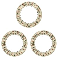 3 DATE DISC ROULETTE COMPATIBLE WITH ROLEX GMT 6534 6535 6537 6542 6646 CHAMPAGNE/RED/BLACK