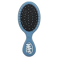 Wet Brush Mini Detangler Hair Brush, Elemental Blue - Detangling Travel Hair Brush - Ultra-Soft IntelliFlex Bristles Glide Through Tangles with Ease - Pain-Free - All Hair Types