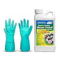 Monterey Disease Control- Effective Solution for Plant Disease Management- Organic Fungicide for Plants- Lawn Fungicide-Available with Premium Quality Centaurus AZ Gloves- 8 oz