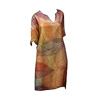 XJYIOEWT Sage Green Dress for Women,Women's Plus Size Medium Length Printed Long Sleeved V Neck Dress Plus Size Clothes