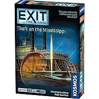 EXIT: Theft on The Mississippi | Escape Room Game in a Box| EXIT: The Game – A Kosmos Game | Family – Friendly, Card-Based at-Home Escape Room Experience for 1 to 4 Players, Ages 12+
