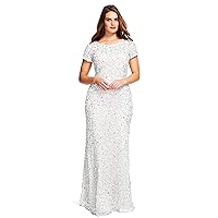 Adrianna Papell Women's Scooped Back Long Dress