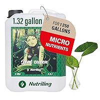 Micro Nutrients for Plants - Comprehensive House Plant Fertilizer, Fruit Tree Fertilizer, Vegetable Fertilizer - Leaf Queen 5-0-1 Micro Nutrients Liquid Fertilizer for Indoor Plants 1.32 Gallon