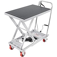 VEVOR Hydraulic Lift Table Cart, 500lbs Capacity 28.5