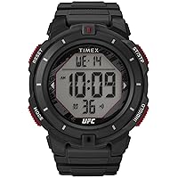 Timex Men's UFC Rumble 50mm Watch - Black Strap Digital Dial Black Case