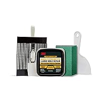 3M High Strength Large Hole Repair Kit, Includes Spackling Compound 32 oz, Spreader, Sanding Sponge, Hole Repair Plate & Tape, Easy Wall Repair Kit, No Shrinking, Cracking or Sagging (LHR-SIOCKIT)