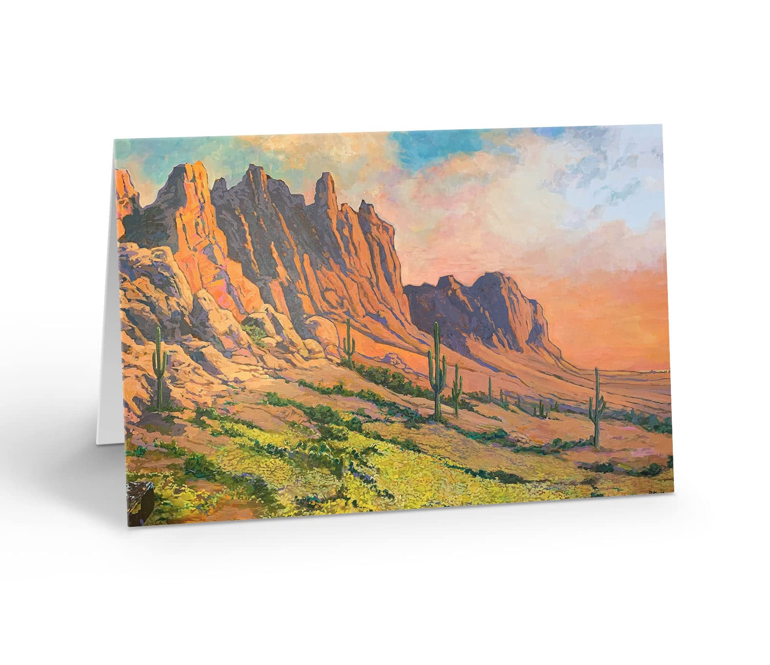 Stonehouse Collection | Arizona Mountain Note Cards - 10 Boxed Cards & Envelopes - Desert Mountain Note Cards (Assorted)