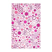Set of Tea Towels Pink Breast Cancer Awareness Month Love Kitchen Towels and Dishcloths Kitchen Terry Cloth Towels Funny Kitchen Hand Towels Now Designs Large Modern 28x18in