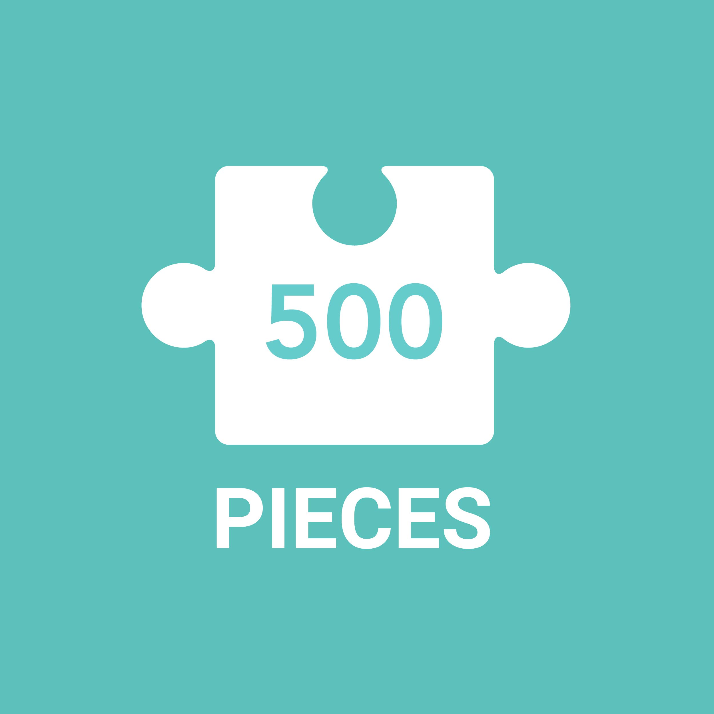 Mudpuppy 500 Piece Unicorn Jigsaw Puzzle for Families, Reading Unicorn Puzzle for Girls and Families with Fun Theme