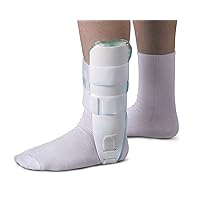 Medline - ORT27200 Air and Foam Stirrup Ankle Splints, White