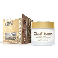 Cicatricure Gold Lift Night Cream, Anti Aging Facial Moisturizer, Hydrating Skin Care with Gold, Calcium & Silicon to Lift and Tighten Face Contour Overnight, 1.7 Ounce