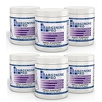 L-ARGININE PRO | L-arginine Supplement Powder | 5,500mg of L-arginine Plus 1,100mg L-Citrulline (Grape Berry, 6 Jars)