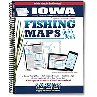 Iowa Fishing Map Guide Iowa Fishing Map Guide Spiral-bound Kindle
