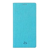 ViLi Xperia 10III SO-52B SOG04 Notebook Type Magnetic Thin Slim Lightweight Simple Stand Function with Card Storage Case Blue Light Blue CXP10III-BFVL-BU