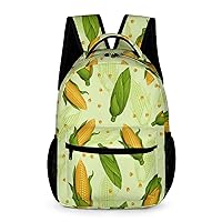 Fresh Corn Laptop Backpack Cute Daypack for Camping Shopping Traveling