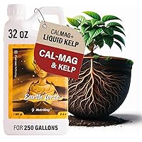 Cal Mag for Plants. Boost Your Plants Health. Earth Force 2-0-0 CalMag Fertilizer with add it Liquid Kelp and Seaweed Plant Nutrients Perfect for Soil, Coco Coir, and Hydroponic Garden Nutrients. 32OZ