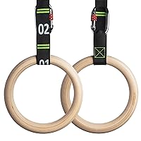 Gymnastic Rings with Adjustable Straps, 1.1