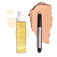 Julep Makeup Remover Perfection Set: Eyeshadow 101 Creme to Powder Desert Matte Eyeshadow Stick and Vitamin E Cleansing Oil and Makeup Remover