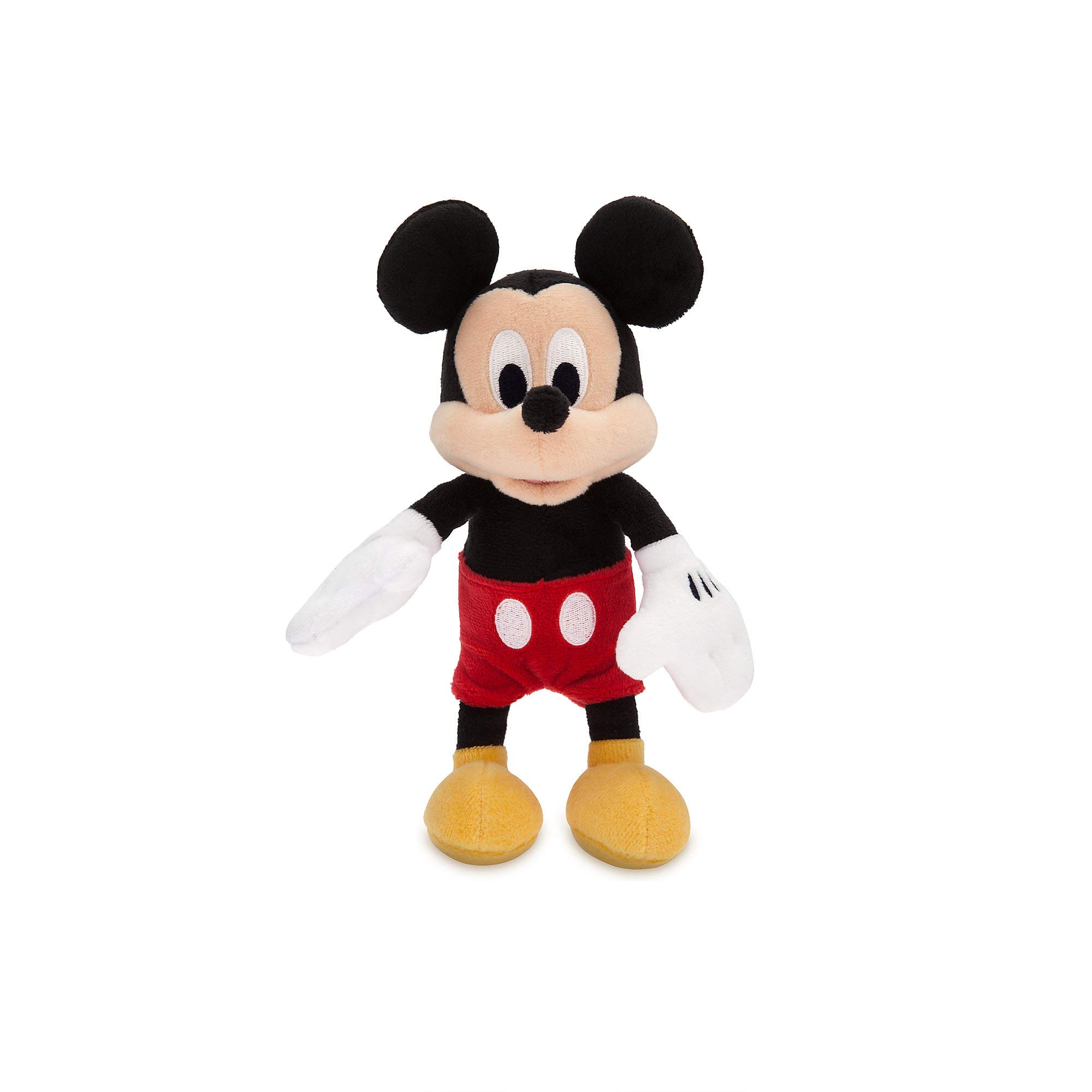 Disney Mickey Mouse Plush - Mini Bean Bag - 9 Inches, Mickey and Friends, Iconic Cuddly Character with Classic Embroidered Features, Suitable for All Ages 0+ Toy Figure
