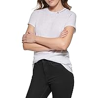 Calvin Klein Jeans Women's Minimal Logo Short Sleeve Fashion Tee Shirt