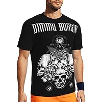 Band T Shirt Dimmu Borgir Men's Summer Round Neck Tee Short Sleeve Tops