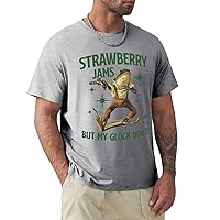 Cartoon Shirt Mens Crew Neck Tee Fashion Graphic T Shirt Classic Cotton Tops