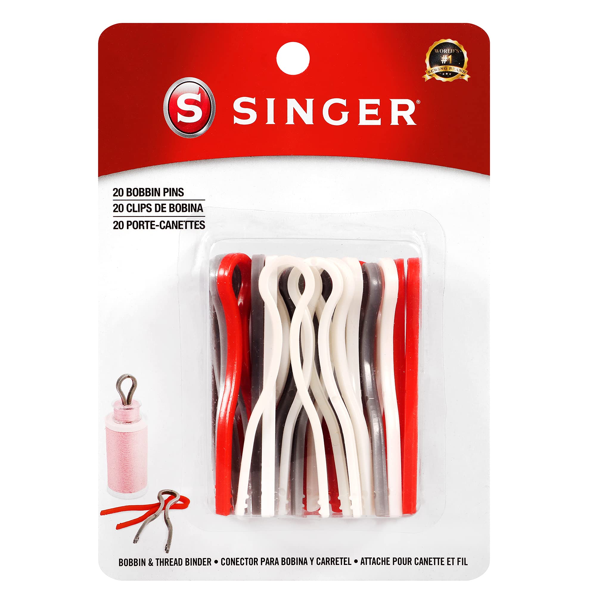 SINGER Bobbin Pins, Set of 20