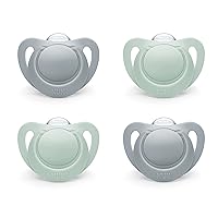 NUK for Nature™ Orthodontic Pacifier, 6-18m, 4-Pack, Neutral