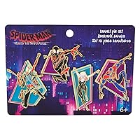 Loungefly Marvel Spiderverse 4pc Pin Set