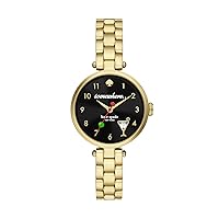 Kate Spade New York Holland or Lily Avenue Women's Watch with Stainless Steel Bracelet or Leather Band