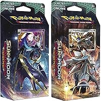 Pokemon TCG: Sun & Moon Guardians Rising, Bundle Of Two 60-Card Theme Decks Featuring A Holographic Solgaleo & Lunala