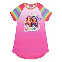 INTIMO Barbie Girls' Doll Magic Fairy Characters Stars Nightgown Sleep Pajama Shirt