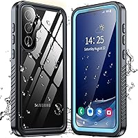 ANTSHARE for Samsung Galaxy S23 FE 5G Case Waterproof, Built in Screen Protector 360° Full Body Heavy Duty Protective Shockproof IP68 Underwater Case for Galaxy S23 FE 5G - Blue