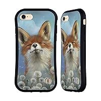 Head Case Designs Officially Licensed Ash Evans Dandelion Fox Animals Hybrid Case Compatible with Apple iPhone 7/8 / SE 2020 & 2022