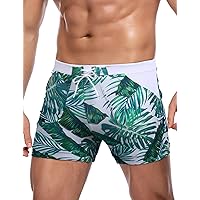 COOFANDY Men's Swimsuit Camo Quick Dry Mens Swimming Shorts Trunks with Pockets