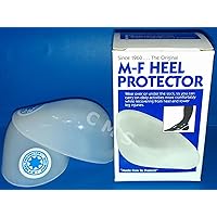 M-F Athletic Plastic Heel Protector Cups Heat Moldable Small Junior Women 7.5 and Less BOX PAIR