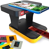 KLIM K2 Mobile Film Scanner 35mm + New 2024 + Positive & Negative Scanner + Slide Scanner + Photo Scanner + 35mm Color Film Developing Kit Essential + Your own 35mm Film Developing Service at Home