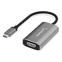 SABRENT USB Type C to HDMI 2.1 Adapter | 8K/60Hz & 4K/120Hz with DSC Function | 8K/30Hz & 4K Resolution Without DSC | Thunderbolt 3 Compatible (DA-UCH8)