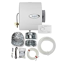 Aprilaire 400M Whole Home Humidifier with Manual Control + Bypass Humidifier Installation Kit, Water Saver Furnace Humidifier, Large Capacity Whole House Humidifier for Homes up to 4,000 Sq. Ft.