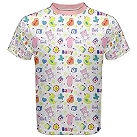CowCow Mens Hawaii Shirt Baby Shower Pattern It's A Soft Comfy Cotton Tee T-Shirt, XS-5XL