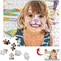 Personalized Puzzles from Photos,150/500/1000pcs/1500Pcs Photo Custom Wooden Personalized Jigsaw Puzzle Picture DIY Puzzle for Adult and Kids Family,Wedding,Graduation,Gift (120Pcs)