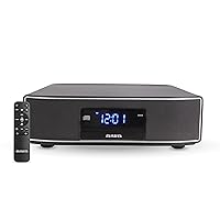 Exos Home Speaker, Premium 30W RMS Sound System with CD Player, Bluetooth Connectivity, FM Radio, Optical Digital Input, Dual 1” Tweeters + Dual 2” Bass Units, IR Remote Control