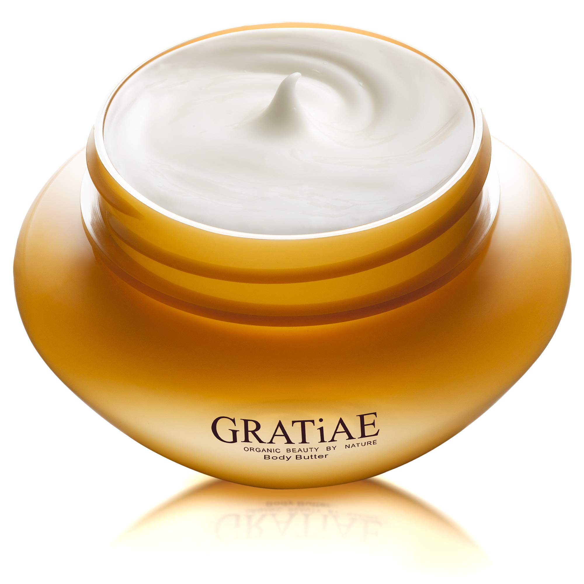 GRATiAE organic silky body butter, shea butter, anti aging skin care , moisturizer, firming, lightweight, age spots Apple Green Tea & Ginger 5.95 Fl oz
