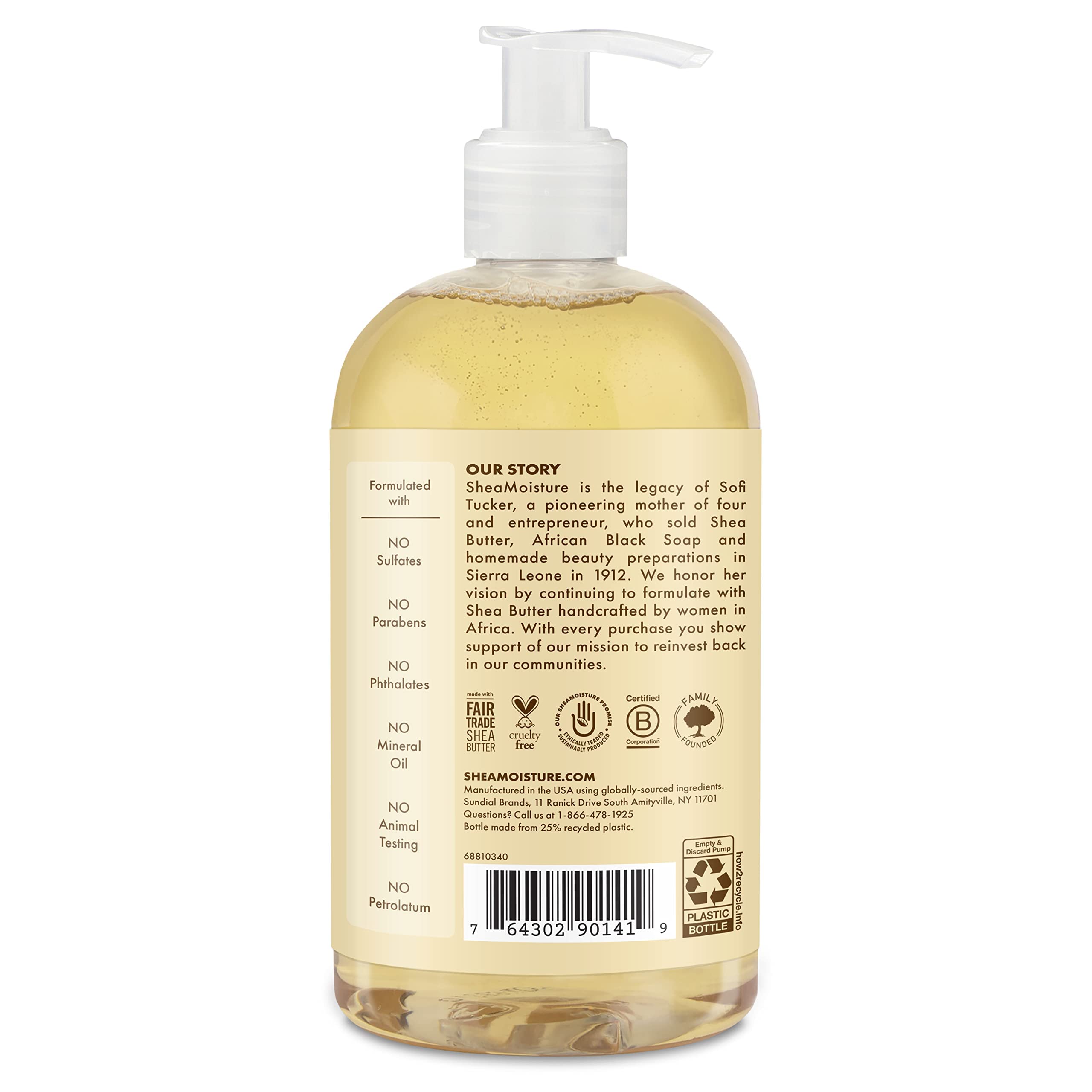 SheaMoisture Baby Wash & Shampoo for All Skin Types Raw Shea, Chamomile & Argan Oil Baby Wash and Shampoo with Frankincense & Myrrh to Help Cleanse 13 oz