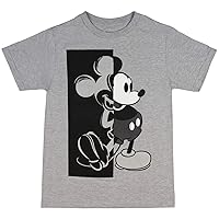 Disney Boys' Mickey Mouse Shirt Now and Then Mickey T-Shirt