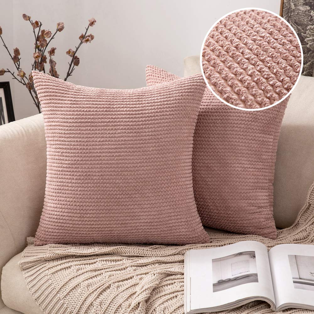 Mua MIULEE Corduroy Cushion Covers, Soft Plain Decorative Cushion ...